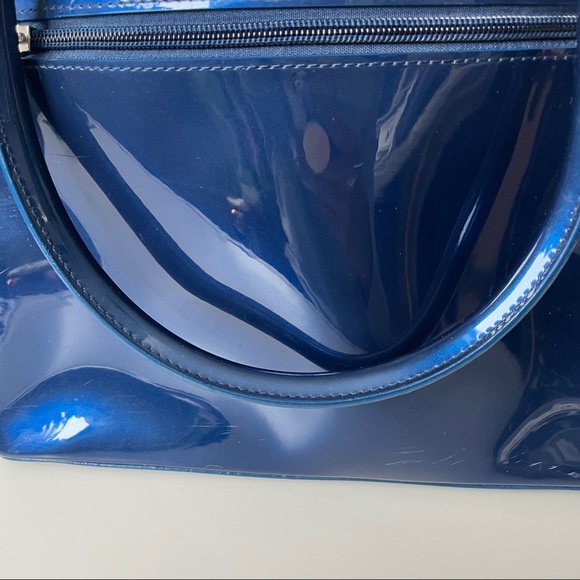 Beijo Blue Patent Purse - Picture 9 of 11